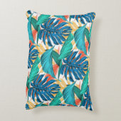 エキゾチック葉熱帯 アクセントクッション (裏面(縦))