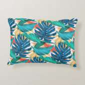 エキゾチック葉熱帯 アクセントクッション (裏面)