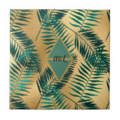 エキゾチック葉 タイル (正面)