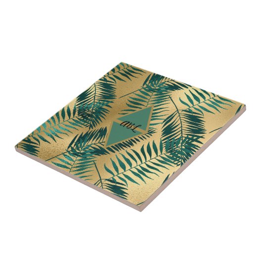 エキゾチック葉 タイル (側面)