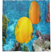 エキゾチック蝶 シャワーカーテン (正面)