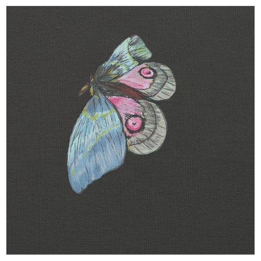 エキゾチック蝶 ファブリック (クローズアップ)