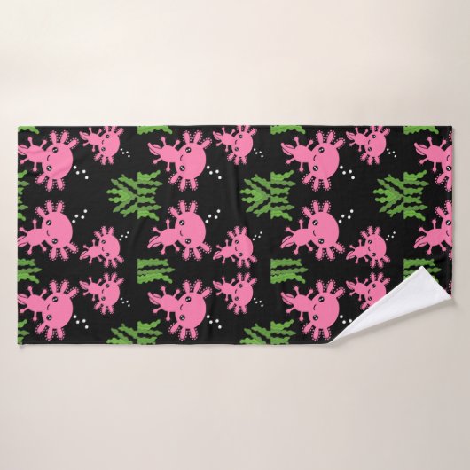 エキゾチック軸外サラマンダー バスタオル (バスタオル)