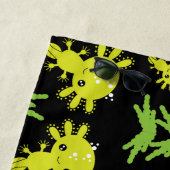 エキゾチック軸外サラマンダー ビーチタオル (インサイチュ)