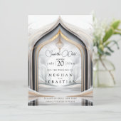 エキゾチック金ゴールド炭アラビアしゃれている語 セーブザデート (スタンド正面)