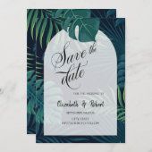 エキゾチック離れなパームの日付を保存 セーブザデート (正面/裏面)