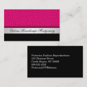 エキゾチック革プロフェッショナル自然名刺 名刺 (正面/裏面)