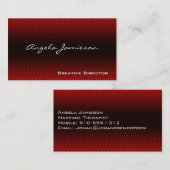 エキゾチック革モダンプロフェッショナル名刺 名刺 (正面/裏面)