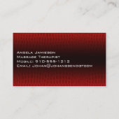 エキゾチック革モダンプロフェッショナル名刺 名刺 (裏面)