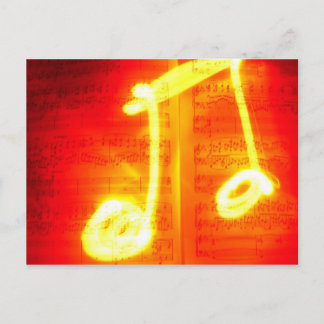 エキゾチック音楽ノート ポストカード