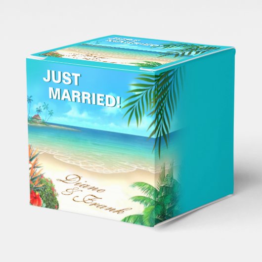 エキゾチック頼なビーチ私は砂にあなたの名前を描画する フェイバーボックス (正面サイド)