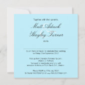 エキゾチック頼なビーチ(私はあなたの名前を砂に入れる) 招待状 (裏面)