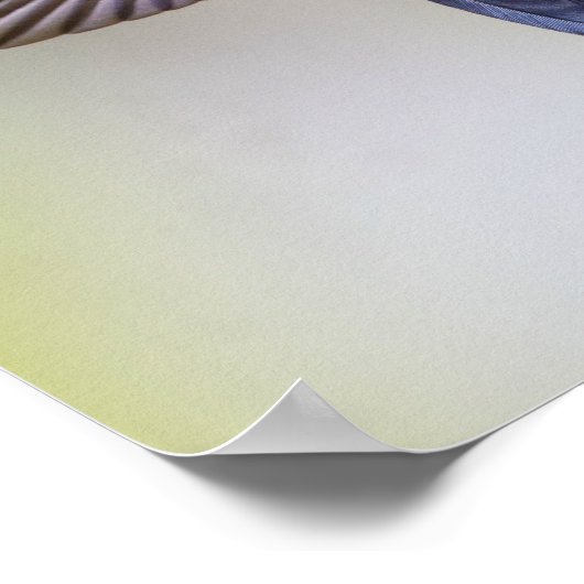 エキゾチック食べ物を与えハミングバードとウィングオープン&ビー ポスター (角)