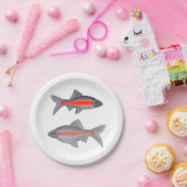 エキゾチック魚紙プレート ペーパープレート (パーティー)