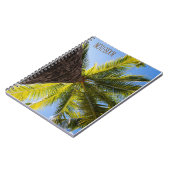 エキゾチック鮮やかなヤシの木 ノートブック (左側)