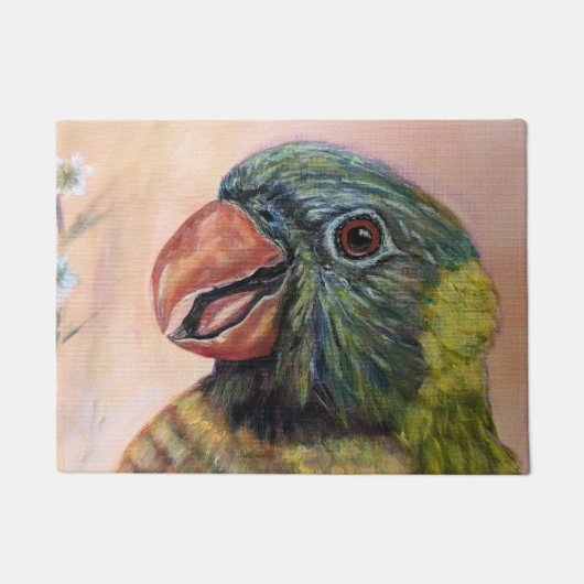 エキゾチック鳥ドアマット ドアマット (正面)