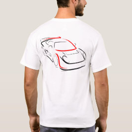 エキゾチック01 ノーブル M400 ブラック＆レッドバック Tシャツ