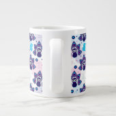 エキゾチック·インド·ピーク·パターン ジャンボコーヒーマグカップ (裏面)