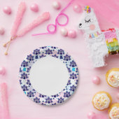 エキゾチック·インド·ピーク·パターン ペーパープレート (パーティー)