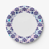 エキゾチック·インド·ピーク·パターン ペーパープレート (正面)