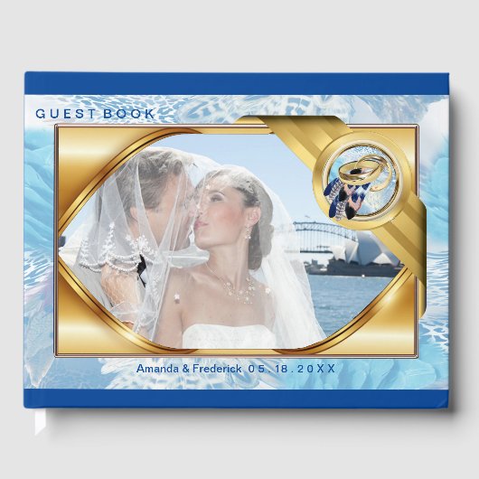 エキゾチック・オウム・ブルーの羽 ゲストブック (正面)