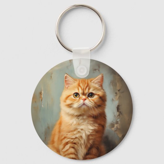 エキゾチック・ショートヘア キーホルダー (正面)