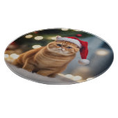 エキゾチック・ショートヘア・クリスマス カッティングボード (角)