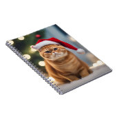 エキゾチック・ショートヘア・クリスマス ノートブック (右側)