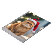 エキゾチック・ショートヘア・クリスマス ノートブック (左側)