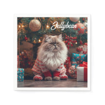 エキゾチック ショートヘア 猫のクリスマスパーソナライズデザイン