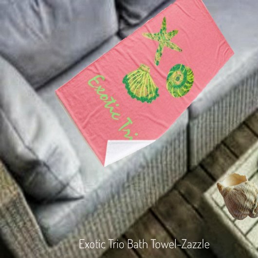 エキゾチック・トリオ バスタオル