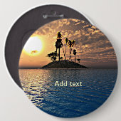 エキゾチック・トロピカル・アイランド・テンプレート 缶バッジ (正面&裏面)