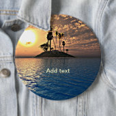 エキゾチック・トロピカル・アイランド・テンプレート 缶バッジ (インサイチュ)