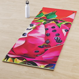 エキゾチック・ドラゴンフルーツ開花 ヨガマット