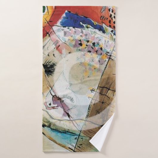 エキゾチック・バーズ1915年ワジリー・カンディンスキー著 バスタオル (バスタオル)