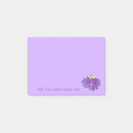 エキゾチック·パープル·パッション·フラワー·メモ帳 ポストイット