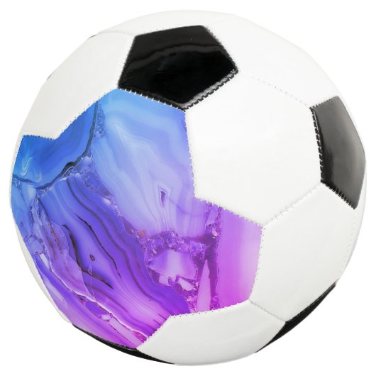 エキゾチック パープル マーブル  サッカーボール (3/4)