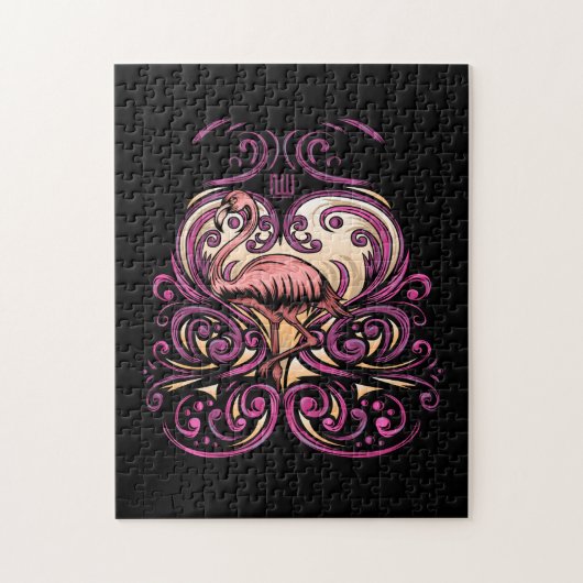 エキゾチック・ピンク ジグソーパズル (縦)