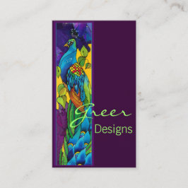 エキゾチック·ピーコック·名刺 名刺