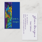 エキゾチック·ピーコック·名刺 名刺 (正面/裏面)