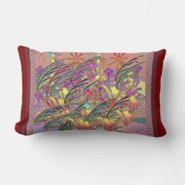 エキゾチック フラワー ガーデン ランバークッション