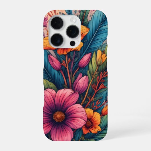 エキゾチック フラワー iPhoneケース (裏面)