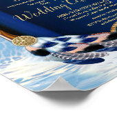 エキゾチック・ブルー・結婚鸚鵡の発表 ポスター (角)