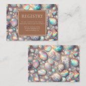 エキゾチック ポッシュ ギフト レジストリー 詳細 封入 カード (正面/裏面)