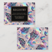 エキゾチック ポッシュ ギフト レジストリー 詳細 封入 カード (正面/裏面)