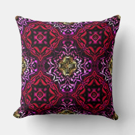 エキゾチック・リッチ・レッド・パターン・装飾用クッション クッション