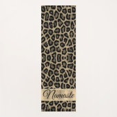 エキゾチック・レオパード・プリント ヨガマット (正面)