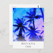 *~*エキゾチックAP25パーソナライズ旅行*パーム離れ ポストカード (正面/裏面)