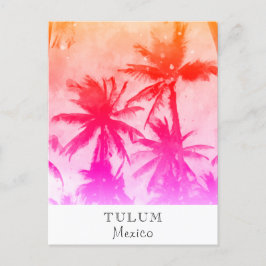 *～*エキゾチックAP25パーソナライズ旅行 – Palm Leaf ポストカード
