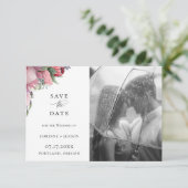 エキゾチックProteaフローラ写真Save The Date 案内状 (スタンド正面)